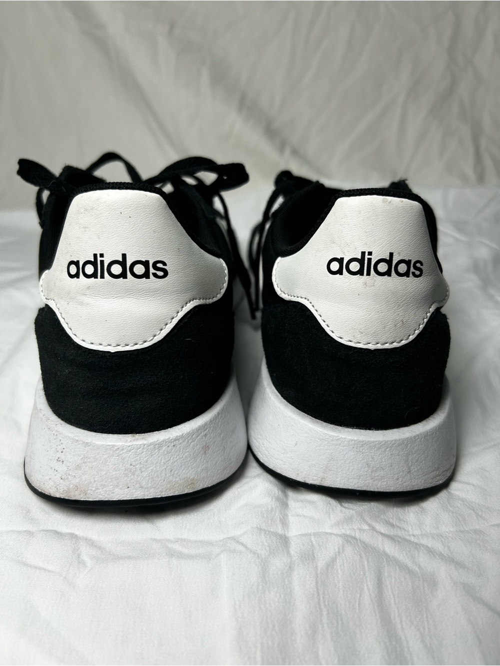 adidas Black and White Men's Athletic Sneakers